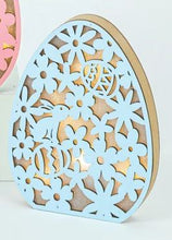 Load image into Gallery viewer, FLORAL EGG CUTOUT - LED LIGHTS

