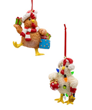 Load image into Gallery viewer, CHRISTMAS CHICKEN ORNAMENT
