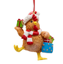Load image into Gallery viewer, CHRISTMAS CHICKEN ORNAMENT
