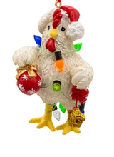 Load image into Gallery viewer, CHRISTMAS CHICKEN ORNAMENT
