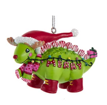 Load image into Gallery viewer, COLORFUL DINOSAUR ORNAMENT
