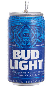 BUD LIGHT BEER CAN ORNAMENT