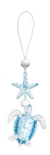 Load image into Gallery viewer, CRYSTAL IMPRESSIONS STARFISH &amp; TURTLE ORMANEMT
