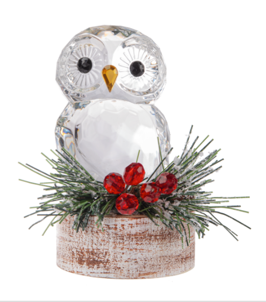WOODLAND OWL FIGURINE