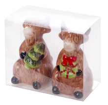 Load image into Gallery viewer, CERAMIC MOO COW SALT &amp; PEPPER SHAKER SET
