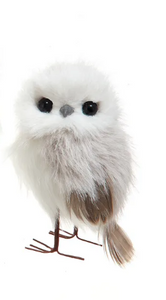 GRAY OWL ORNAMENT