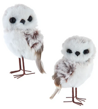 Load image into Gallery viewer, LIGHT BROWN HANGING OWL WITH LEGS ORNAMENT
