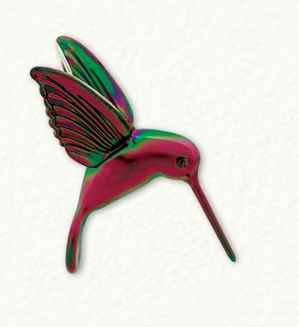 CC-535 CHROMATIC COLLECTION HUMMING BIRD ORNAMENT