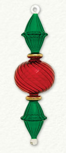CO-070 FULL SIZE TWO TONE SPHERE ORNAMENT