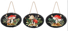 Load image into Gallery viewer, SLATE HOLIDAY MUSHROOM HANGING WALL DECOR
