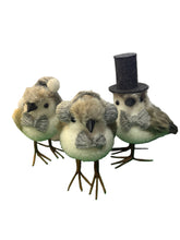 Load image into Gallery viewer, WINTER BIRDS WITH BLUE BOW TIES
