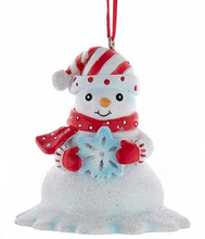 Load image into Gallery viewer, MELTING SNOWMAN ORNAMENT

