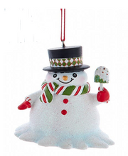 Load image into Gallery viewer, MELTING SNOWMAN ORNAMENT
