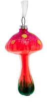 Load image into Gallery viewer, GLOW-IN-THE-DARK MUSHROOM GLASS ORNAMENT
