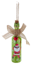 Load image into Gallery viewer, GLASS WINE BOTTLE ORNAMENT

