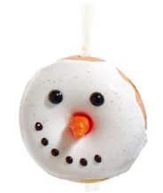 Load image into Gallery viewer, DECORATED CHRISTMAS DONUT ORNAMENT

