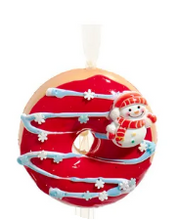 Load image into Gallery viewer, DECORATED CHRISTMAS DONUT ORNAMENT
