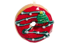Load image into Gallery viewer, DECORATED CHRISTMAS DONUT ORNAMENT
