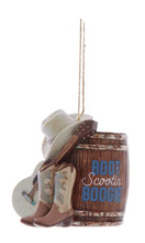 Load image into Gallery viewer, COWGIRL BOOTS WITH SAYINGS ORNAMENT
