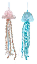 Load image into Gallery viewer, GLASS JELLYFISH ORNAMENT
