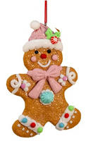 Load image into Gallery viewer, PASTEL GINGERBREAD MAN ORNAMENT
