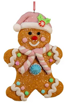 Load image into Gallery viewer, PASTEL GINGERBREAD MAN ORNAMENT
