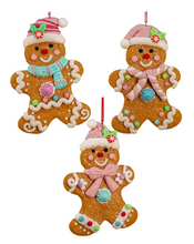 Load image into Gallery viewer, PASTEL GINGERBREAD MAN ORNAMENT
