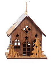Load image into Gallery viewer, WOODEN HOUSE ORNAMENT
