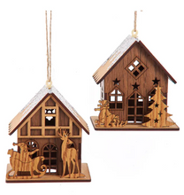 Load image into Gallery viewer, WOODEN HOUSE ORNAMENT
