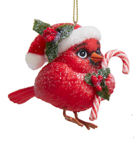 Load image into Gallery viewer, CANDY CANE LANE CARDINAL ORNAMENT
