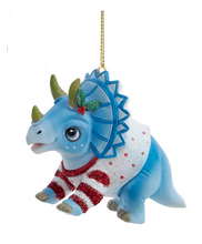 Load image into Gallery viewer, PAJAMA PARTY DINO ORNAMENT
