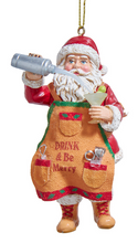 Load image into Gallery viewer, HAPPY HOUR SANTA ORNAMENT
