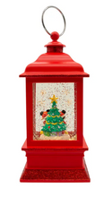 Load image into Gallery viewer, SWIRL GLITTER MICKEY &amp; MINNIE MUSICAL LIGHT-UP LANTERN
