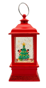 SWIRL GLITTER MICKEY & MINNIE MUSICAL LIGHT-UP LANTERN