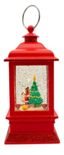 Load image into Gallery viewer, SWIRL GLITTER MICKEY &amp; MINNIE MUSICAL LIGHT-UP LANTERN
