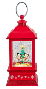 SWIRL GLITTER MICKEY & MINNIE MUSICAL LIGHT-UP LANTERN