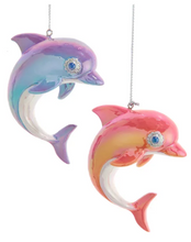 Load image into Gallery viewer, COLORFUL DOLPHIN ORNAMENT
