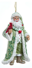 Load image into Gallery viewer, MISTLETOE SANTA ORNAMENT
