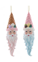 Load image into Gallery viewer, ICE CREAM SANTA HEAD ORNAMENT
