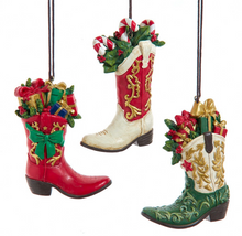 Load image into Gallery viewer, WESTERN XMAS BOOTS ORNAMENT

