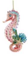Load image into Gallery viewer, ELECTROPLATED SEAHORSE ORNAMENT
