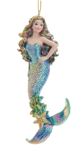 ELECTROPLATED MERMAID ORNAMENT