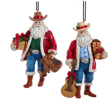 Load image into Gallery viewer, WESTERN COWBOY SANTA ORNAMENT
