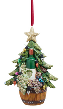 Load image into Gallery viewer, VINEYARD WINE XMAS TREE ORNAMENT

