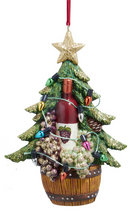 Load image into Gallery viewer, VINEYARD WINE XMAS TREE ORNAMENT
