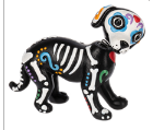 SUGAR SKULL DOG FIGURE