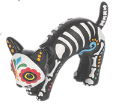 Load image into Gallery viewer, SUGAR SKULL CAT FIGURE
