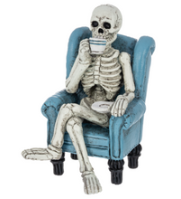 Load image into Gallery viewer, LAZY BONES SKELETON FIGURINE
