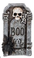 Load image into Gallery viewer, SKULL TOMBSTONE FIGURINE
