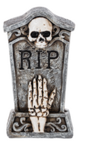 Load image into Gallery viewer, SKULL TOMBSTONE FIGURINE
